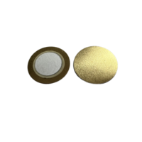 Élément de buzzer JL-63 de 27 mm de diamètre, base en laiton avec céramique piézoélectrique de 20 mm, fréquence de résonance de 3,1 kHz, sirène d'alarme 30 V