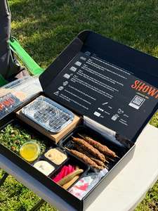 กล่องเบนโตะกระดาษสำหรับย่างยากิโทริ ยากินิกุ พร้อมเตาบาร์บีคิวในตัว ช่องใส่ถ่านสำหรับย่างเคบับ - Product Image 4