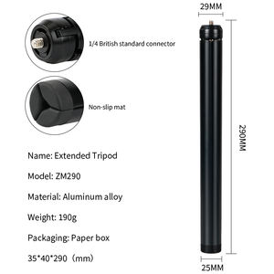 Vente en gros de mini <span class=keywords><strong>stabilisateur</strong></span> de tré<span class=keywords><strong>pied</strong></span> en aluminium, support à trois jambes, utilisé pour les appareils <span class=keywords><strong>photo</strong></span> GoPro Dslr DSLR, bâtons de selfie de téléphone - Product Image 3