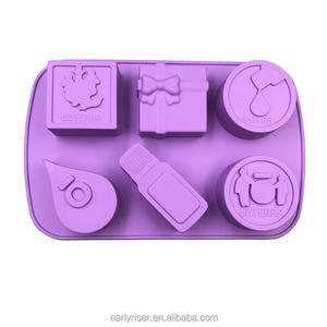 Molde <span class=keywords><strong>de</strong></span> <span class=keywords><strong>silicona</strong></span> <span class=keywords><strong>de</strong></span> 6 cavidades Early Riser para jabón, chocolate y pasteles | Herramienta artesanal <span class=keywords><strong>de</strong></span> grado alimenticio, <span class=keywords><strong>flexible</strong></span> y hecha a mano - Product Image 5