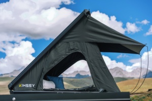 Highly Recommended 2 Person Waterproof 4wd Car Camping <b>Large</b> Inside Room Aluminium Hard Roof Top <b>Tent</b> - Product Image 4