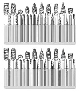 Fresa de Dientes Planos con Recubrimiento de AlTiN Grado 5A <span class=keywords><strong>JACA</strong></span> OEM, Broca para Cortar Placas de Cemento, Diámetro 3.175/4/6mm - Product Image 2