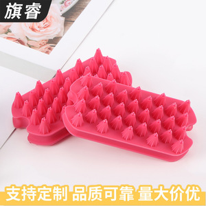 Silicone Pet Bathing <b>Massage</b> Brush For Dog And <b>Cat</b> Cleaning Tools - Product Image 3