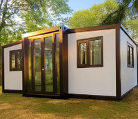 Maison conteneur préfabriquée isolée à énergie solaire de 20 à 40 pieds, moderne, pour logement temporaire, fabricant chinois, achat en gros