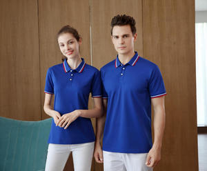 <span class=keywords><strong>Polo</strong></span> da Uomo Pesante 200g Vestibilità Classica Tinta Unita con Logo Ricamato Personalizzato per Uniforme da Lavoro - Product Image 2