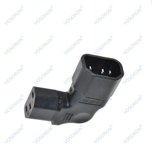 Adaptador de Corriente IEC C14 a C13, Ángulo Izquierdo/Derecho, Conector IEC 320 C14 Macho a IEC 320 C13 Hembra para <span class=keywords><strong>TV</strong></span> de Montaje en Pared con Pantalla LCD - Product Image 5