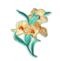 Dessin animé croix lettre crâne broderie Patch autocollant dentelle décoré tissu bricolage colle arrière vêtement accessoires pour projets de bricolage