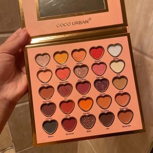 25 di colore Dell'ombra di Occhio di Trucco Palette Facile da Color Perla Opaco Cipolla Oro a forma di cuore Eye Shadow Palette - Product Image 5