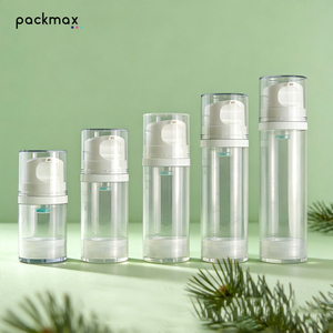 Flacon pompe sans air AS – 50ml 80ml 100ml 120ml 150ml Distributeur en plastique rechargeable pour cosmétiques - Product Image 4