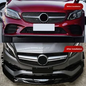 Veidt Auto Parts Nuevo 2013-2018 Clase A W176 <span class=keywords><strong>A180</strong></span> A200 <span class=keywords><strong>A45</strong></span> para Amg Parachoques delantero Labio Bolt-On Piezas de modificación para mercedes-benz - Product Image 4