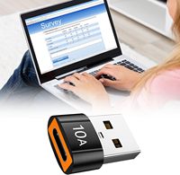 Adaptor Daya USB 3.0 Tipe C Hub OTG dengan Konektor Pria untuk Ponsel, Output AC, Baru, Bahan Tahan Api