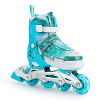ZHOYA SPORT Patins à roulettes en ligne unisexes ajustables pour débutants, en PU, maille et TPR, tailles 35-38, vente en gros