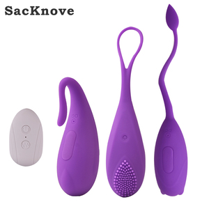 Adult Erotica Products Leistungs starke drahtlose Silikon-Fernbedienung Tragbare vibrierende Ei-Muschi-Klitoris Frauen Sexspielzeug Vibrator - Product Image 1