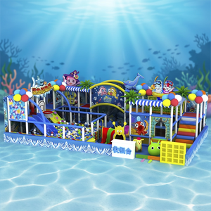 Aire de jeux intérieure personnalisable pour enfants avec piscine à balles océaniques - Product Image 4