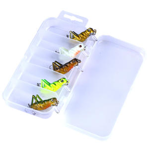Hengjia plástico duro cebo de pesca señuelo de pesca 35mm 3G Topwater insecto señuelo <span class=keywords><strong>Cricket</strong></span> - Product Image 4