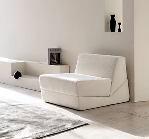 Canapés inclinables modulaires pour une personne avec fonctions télescopiques à compression pliantes pour appartements - Product Image 1