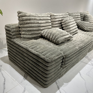 Canapé-lit nuage en peluche personnalisé, carré, convertible, rembourré en mousse, motif artistique, style Wabi Sabi, pour enfants, animaux de compagnie et bébés - Product Image 1