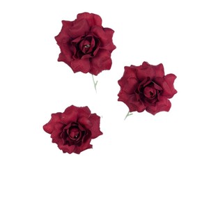 Rosas Artificiales de Múltiples Pétalos, de Tela Plástica, Alta Simulación, Decoraciones para Bodas y Hogar - Product Image 5