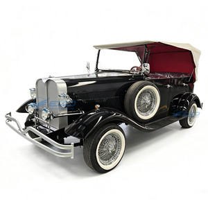 Voiture électrique mini vintage en gros, modèle classique convertible 5 places, idéale pour le tourisme panoramique et les événements de mariage - Product Image 1
