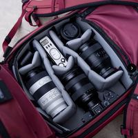 Sac à dos photo/vidéo OEM durable en tissu Oxford, grande capacité, résistant à l'eau, antivol, portable, pour photographie et voyages en extérieur