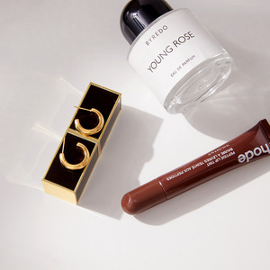 Pendientes de Aro de Acero Inoxidable con Diseño Geométrico para Uso Diario, Color Dorado JDE0307040 - Product Image 4