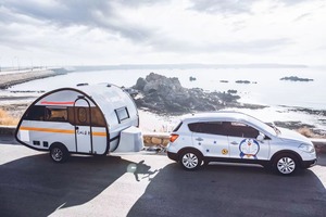 Xe cắm trại nhỏ gọn giá nhà máy, loại kéo theo địa hình, xe cắm trại du lịch ngoài trời, xe nhà lưu động để bán - Product Image 2