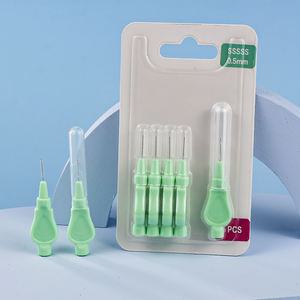 2025 di alta qualità angolato tra i denti pennello per la pulizia a forma di moneta spazzola interdentale - Product Image 2