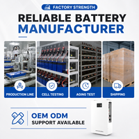 Batterie LiFePO4 murale élégante 51,2 V 100 Ah, stock local UE, stockage d'énergie domestique sûr et fiable pour système solaire, gain de place