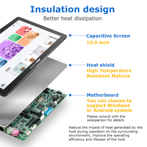 ระบบเทอร์มินัลสำหรับร้านอาหารระบบเทอร์มินัล POS แบบหน้าจอสัมผัสลงทะเบียนเงินสดทั้งหมดในเครื่องเดียว - Product Image 2