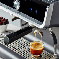 Machine à café expresso commerciale électrique avec moulin à grains intégré Breville Barista Cafetera Original Vending Expresso