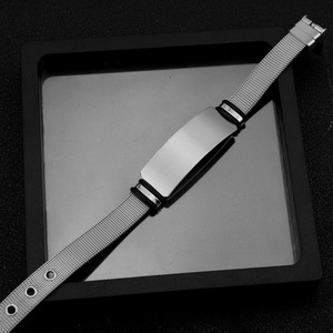 Hot Selling Simple Popular Unique Design Geometric <b>Chain</b> Bracelet Vintage Style <b>Titanium</b> Steel Men's Bracelets Trendy Jewelry - Product Image 1