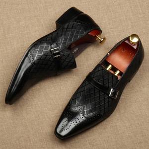 Original high-quality men's Oxford leather office <b>dress</b> - Product Image 3