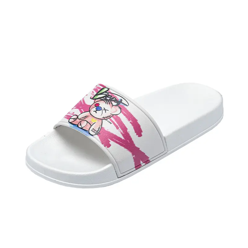 Sandal wanita Flip Flop, produk mode SSD Logo kustom Anti Slip alas kaki datar kasual sandal pantai