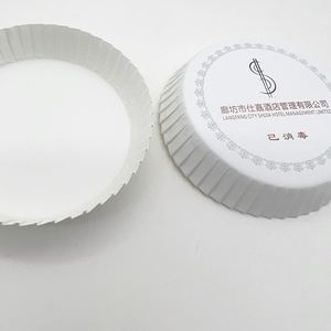 Custom Printed Private Label Custom Hotel Disposable Paper Cup <b>Lids</b> Cup Cover - Product Image 2