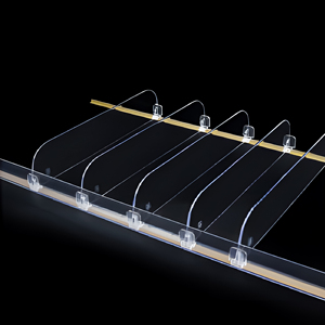 Free Sample Supermarket Spring Loaded Plastic POP Product Display Rack Pusher - Product Image 1