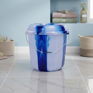 25 Litre Plastic <b>Bucket</b> <b>with</b> Durable <b>Lid</b> and Handle for Easy Carrying for Household Use - Product Image 1
