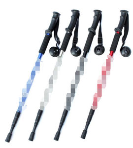 Bastones de Trekking de Aleación de Aluminio KS, de Tres Secciones, con Absorción de Impactos, para Senderismo, Montañismo y Caminatas - Product Image 1
