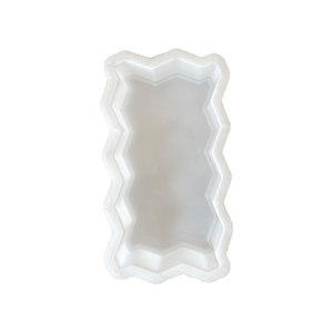 Moule en plastique pour carreaux de sol individuels simples à motif de briques pour allées de cour en forme de S double - Product Image 4