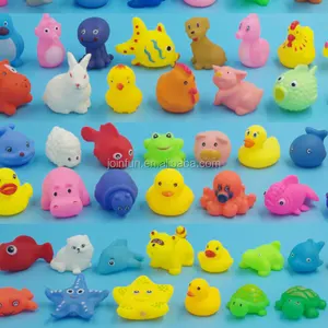 橡胶海洋动物玩具沐浴水玩具，定做软橡胶塑料沐浴玩具动物，海洋动物漂浮挤压玩具
