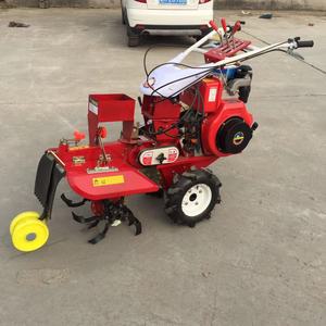 Self-Propelled <b>Cultivator</b> Multifunctional Engine Powered Crop Planting And Trenching Machine Red Color - Product Image 3
