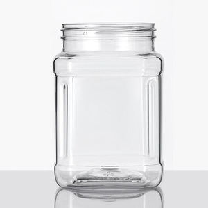 ขวดพลาสติก PET ทรงกลม/เหลี่ยม <span class=keywords><strong>ปาก</strong></span>กว้าง ขนาด 600 มล. 1000 มล. สำหรับบรรจุเครื่องเทศ น้ำผึ้ง ถั่ว พร้อมฝาเกลียวแบบมีปุ่ม - Product Image 3