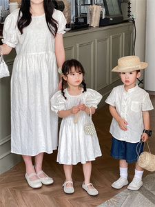 <span class=keywords><strong>T</strong></span>-<span class=keywords><strong>shirt</strong></span> coréen en coton en gros maman <span class=keywords><strong>et</strong></span> moi famille tenues assorties é<span class=keywords><strong>t</strong></span>é couleur unie - Product Image 4
