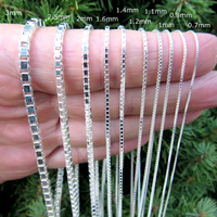 Collier en argent sterling 925, chaîne serpent, chaîne simple, chaîne Rolo délicate, chaîne gourmette fine