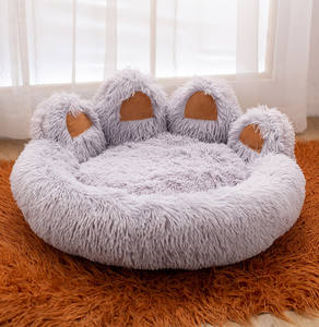 Cama para Perros y Gatos Cathouse, Cueva Ecológica de Felpa, Cama Cálida para Perros y Gatos para Invierno, Colchón en Caja, Suministros para Mascotas - Product Image 6