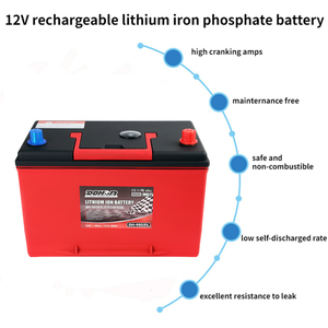 Batterie solaire au lithium 12V 62AH, batterie de démarrage de voiture, plaques de Batteries automatiques pour voitures pour LUX Power - Product Image 4