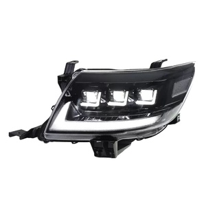 Conjunto de Faros Delanteros Modificados con Estilo Todoterreno para Toyota Hilux 2012-2014, Anillo Halo RGB, Señal de Giro Dinámica, Lente Láser, Luces para Automóvil - Product Image 1