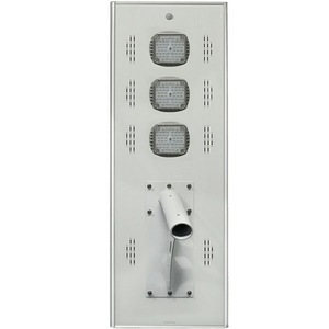 Lampe solaire de rue 100W LED en alliage d'aluminium à montage mural, cellule solaire mono Si, garantie 5 ans - Product Image 4