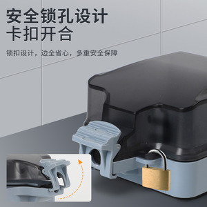 Outdoor <b>Waterproof</b> Switch <b>Box</b> 86x86mm IP66 Dark Mount For RV <b>Electrical</b> Systems - Product Image 5