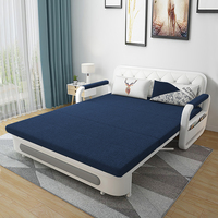 Sofá Cama Barato, Muebles Modernos para Sala de Estar, Sofá Esquinero Convertible en Cama, Sofá Cama Plegable de Tela