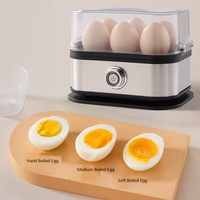Cuiseur à œufs en acier inoxydable le plus vendu - Cuiseur à œufs miniature portable pour la cuisine, cuiseur à œufs vapeur pour un usage domestique